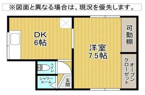 福岡県北九州市門司区大里東4丁目【一戸建】の間取り