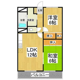 兵庫県丹波篠山市郡家【マンション】の間取り