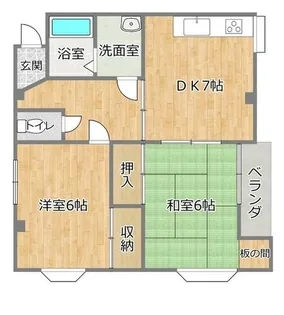 兵庫県小野市王子町【アパート】の間取り