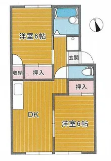 セジュール守恒C棟【103号室】の間取り