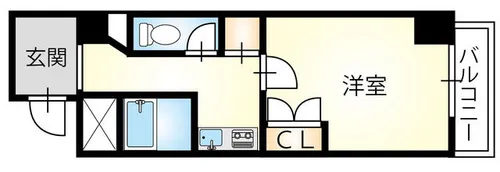 和歌山県和歌山市新通6丁目【マンション】の間取り