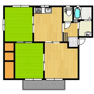 ディアス馬場【A101号室】の間取り