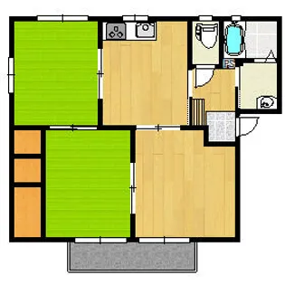 ディアス馬場【A101号室】の間取り