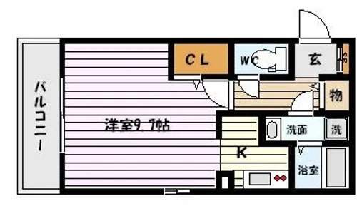 兵庫県神戸市東灘区御影本町6丁目【アパート】の間取り
