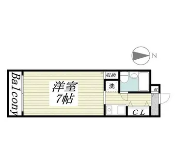 メゾン・ド・六甲パートⅢ【0410号室】の間取り