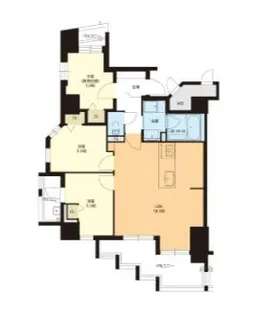 アミティエ山王【5階】の間取り