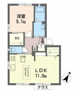 福岡県福岡市城南区堤1丁目【アパート】の間取り