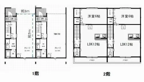 ネクストゲート(ガレージハウス)【B号室】の間取り