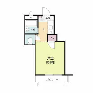 サンライフ【5階】の間取り