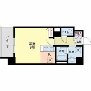 デイグラン鶴見【0201号室】の間取り