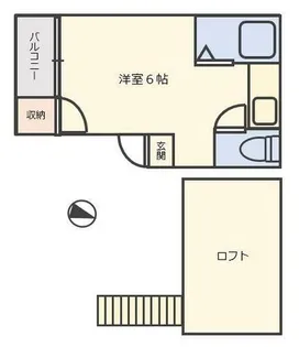 マリノア・テンボックスⅢ【201号室】の間取り