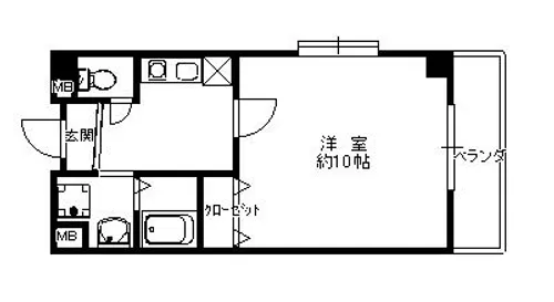ティーエヌコート【4階】の間取り