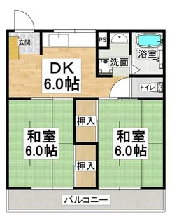 グッドライフ西神戸【2階】の間取り