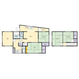 福岡県北九州市小倉北区赤坂4丁目【一戸建】の間取り