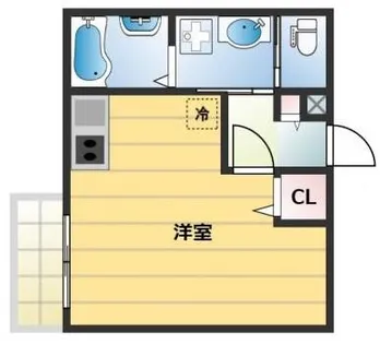 大阪府東大阪市衣摺3丁目【アパート】の間取り