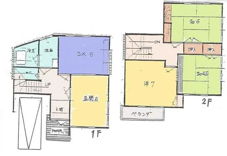 兵庫県加古川市平岡町新在家【一戸建】の間取り
