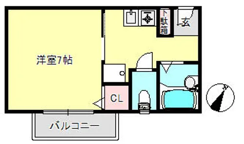 ラフィーナエム【2階】の間取り
