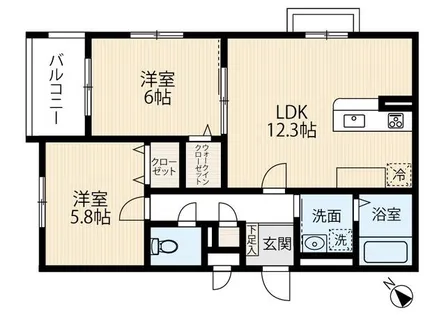 La Pause ATAGO【3階】の間取り