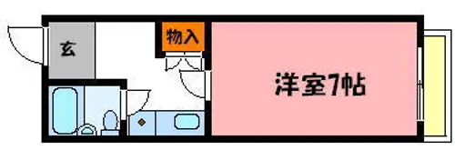兵庫県神戸市西区王塚台1丁目【アパート】の間取り