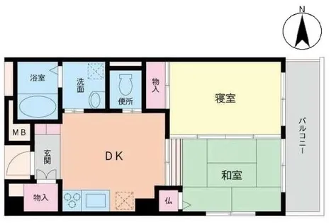 KTOビル【1105号室】の間取り