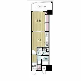 ノステルコート夕陽丘【0304号室】の間取り