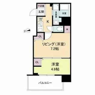 ヴィラ セレーノ玉造本町【0503号室】の間取り