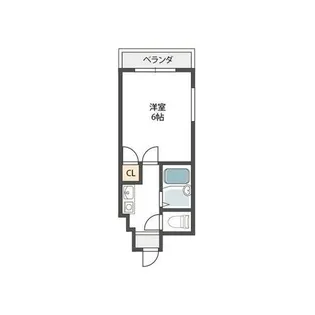 ゴッドフィールドタツミ【3階】の間取り