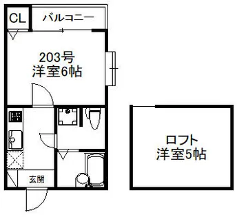 福岡県福岡市西区姪の浜4丁目【アパート】の間取り