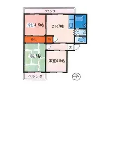 岩芳ビル【101号室】の間取り