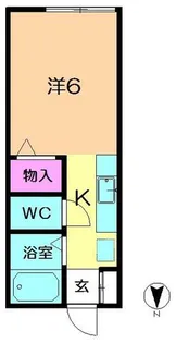 奈良県奈良市秋篠早月町【アパート】の間取り