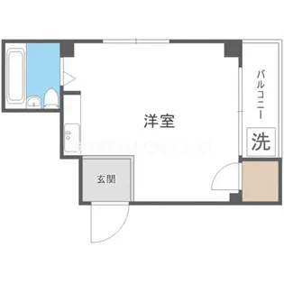 メゾングロワール【4階】の間取り