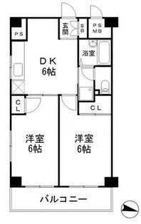 ベルテAKI【1階】の間取り