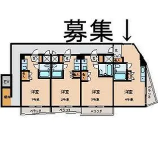 兵庫県尼崎市名神町3丁目【マンション】の間取り