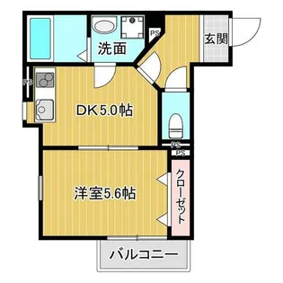 ブリリオ吹田【2階】の間取り