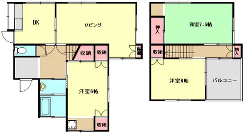 福岡県行橋市南大橋5丁目【一戸建】の間取り