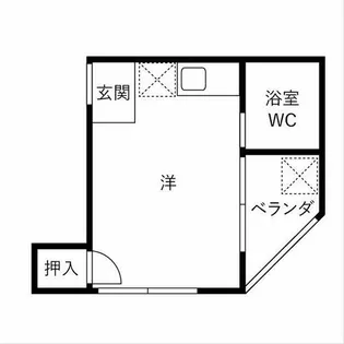 寺田町ハイツ【2階】の間取り