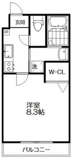 サクシード伏見京橋2nd【5階】の間取り