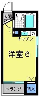 荒神口マンション【303号室】の間取り
