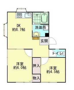 レスポワールⅡ【1階】の間取り