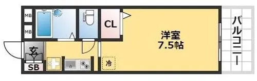 オーガスタコート【2階】の間取り