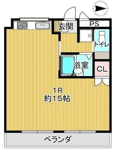 京都クレセントマンション【6階】の間取り