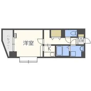 福岡県福岡市中央区六本松4丁目【マンション】の間取り