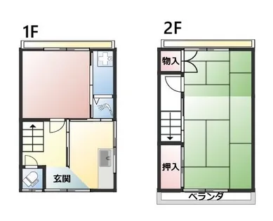 兵庫県淡路市岩屋【一戸建】の間取り
