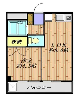 ラポール T401号室【4階】の間取り