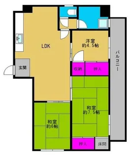 大阪府大阪市都島区高倉町1丁目【マンション】の間取り