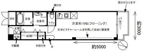 大阪府大阪市西区江之子島1丁目【マンション】の間取り