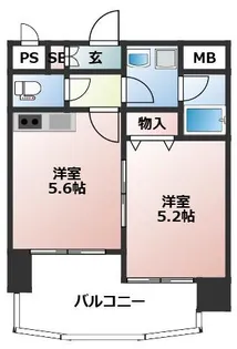プラムヴェルデ【3階】の間取り