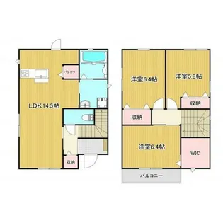 兵庫県加古川市尾上町口里【一戸建】の間取り