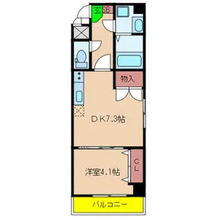 クリア天王寺東【0803号室】の間取り