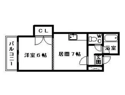 ジュマ宮の森B棟【3階】の間取り